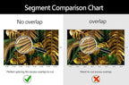 WFBHUA-Gold and Green Tropical Jungle Palm Leaf Wallpaper Mural Monstera Wall Mural for Living Room Bedroom (Not Peel and Stick)
