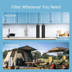 [New Upgraded Ultrafiltration] AQUACREST Black Water Filter, Replacement for Berkey® BB9-2® Black Purification Elements, Berkey® Gravity Water Filter System, 2 Pack