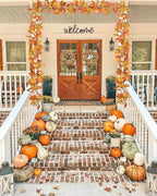 Lvydec 2 Pack Fall Maple Leaf Garland - 5.9ft/Piece Artificial Fall Foliage Garland Thanksgiving Decor for Home Wedding Party Christmas (Yellow)