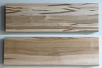 Urban Legacy Deep Floating Shelves | Wormy Maple with Furniture Grade Clear Coat | Low Profile Brackets | Set of 2 (24" x 11" x 2")