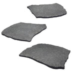 3 Pack Rubber Stepping Stones Outdoor Garden Rubber Pavers Pathway Walkway Paving Stones