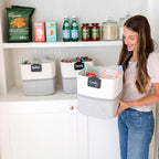 NaturalCozy Storage Cubes 11 Inch Cotton Rope Woven Baskets for Organizing, 3-Pack | Cube Storage Bin | Square Storage Baskets for Shelves Organizer, Classroom, Kids Toy Bins, Closet, Baby Nursery