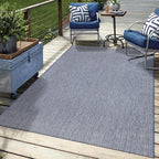 Keen Home Design Terrace Outdoor Area Rug - 5x8 Washable Indoor/Outdoor Rug for Patio, Kitchen, Balcony, Beach, Garden, Deck and Porch, Size: 5'3"x7'7"