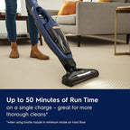 Electrolux WellQ7 Cordless 2-in-1 Vacuum with High Suction Power and 5-Step Filtration System, 50-Minute Run Time, 2 Power Modes, Denim Blue