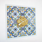 The Gears Clock Wall Clock Italy Collection with Moving Gears (Meta, 36 inch Square)