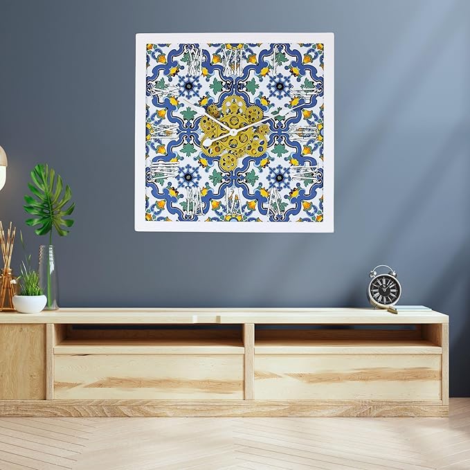 The Gears Clock Wall Clock Italy Collection with Moving Gears (Meta, 24 inches (60 cm))