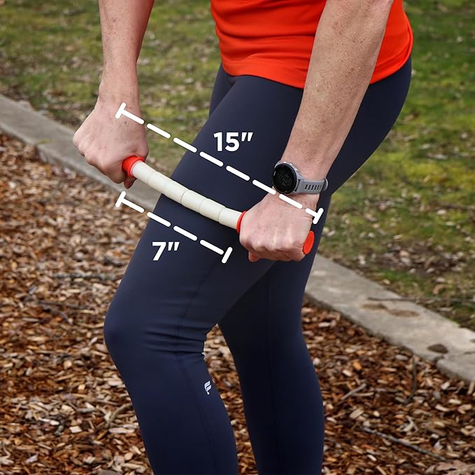 Tiger Tail The Stick - Bendy 15” Flexible Muscle Roller Stick for Myofascial Release & Trigger Points - Bendable Deep Tissue Massager for Legs, Back, Shoulders - Relieve Soreness & Improve Recovery