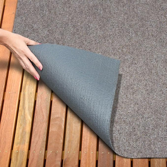 House, Home and More Indoor Outdoor Carpet with Rubber Marine Backing - Brown - 6 Feet x 20 Feet - Durable, UV-Resistant - Adds Color and Comfort to Your Deck, Patio or Other Outdoor Rug Space.