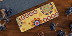 Bico Tunisian Ceramic 14 inch Rectangular Serving Platter, Set of 2, for Serving Salad, Pasta, Cheese, Ham, Appetizer, Microwave & Dishwasher Safe