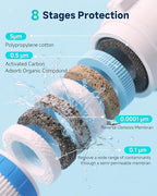 Ecoviva Tankless Reverse Osmosis Water Filter, NSF/ANSI 58 Certified, 8 Stage Under Sink RO Water Filtration System, 600 GPD Fast Flow, 2.5:1 Pure to Drain, Reduces PFAS, White