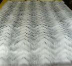 White Fox Faux Fur Throw & Bedspread - True White Gray Throw - Soft Luxury Blanket, Handmade in US