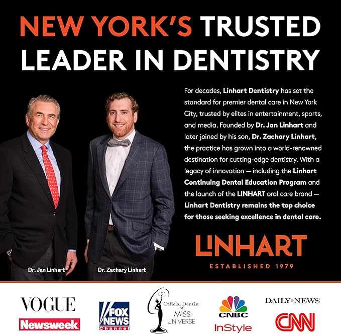 LINHART Extra Soft Toothbrush – Teeth Whitening Toothbrush (2 Pack, Orange and White)