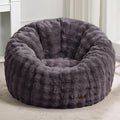 Hobestluk Bean Bag Chair Oversized Bean Bag Chair for Adults Donut-Shaped Large Bean Bag with Spacious Design for Living Room Bedroom or Reading Nook (Bubble Dark Grey)