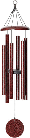Corinthian Bells by Wind River - 36 inch Ruby Splash Wind Chime for Patio, Backyard, Garden, and Outdoor Decor (Aluminum Chime) Made in The USA