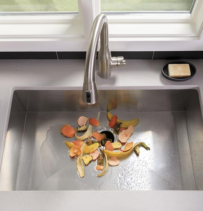 GE GFC765W Disposer, Black