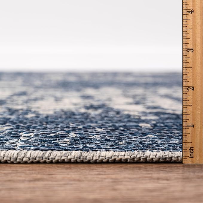 Keen Home Design Terrace Outdoor Runner Rug - 2x12 Washable Indoor/Outdoor Rug for Patio, Kitchen, Balcony, Beach, Garden, Deck and Porch, Size: 2'2"x11'10"