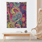 ICMOLYYENLO Tropical Green Plant Tapestry, Green Palm Leaves Natural Landscape Print Wall Tapestry for Bedroom Living Room Dormitory 40x60 Inch