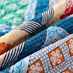 NEWLAKE Quilt Bedspread Sets - Bohemian Farmhouse Pattern Reversible Coverlet Set, Queen Size