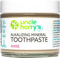 Uncle Harry's Anise Remineralizing Toothpaste | Natural Whitening Tooth Paste Freshens Breath & Promotes Enamel | Vegan Fluoride Free Toothpaste