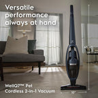 Electrolux WellQ7 Pet Cordless 2-in-1 Vacuum Cleaner with Motorized PetPro+ Nozzle for Easy Pet Hair Removal, 50-Minute Run Time, 2 Power Modes, Indigo Blue