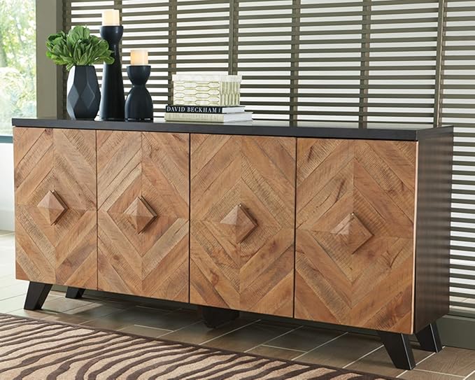 Signature Design by Ashley Robin Ridge Modern Wood Accent Cabinet