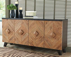 Signature Design by Ashley Robin Ridge Modern Wood Accent Cabinet