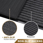 Yimobra Outdoor Door Mat - Waterproof Non Slip Entrance Mat 47x24 Grey