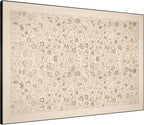 SIGNWIN 46"x60" Extra Large Framed Wall Art Vintage Botanical Sketch with Detailed Floral Pattern, Classic Nature Illustration for Home Living Room Bedroom Decor (Frame Assembly Required)