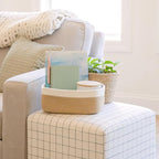 NaturalCozy 11.8"x8"x4.5” Storage Baskets for Shelves 3 Pack | Cotton Rope Woven Small Baskets for Organizing | Small Storage Bins for Nursery, Bathroom, Closet, Cube Shelf, Decorative, Gift Basket