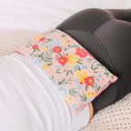 Large Microwave Heating Pad with Flax Seed, Scented or Unscented, Good For Back Pain or Cramps, Moist Heat Therapy or Ice Pack, Microwavable Bean Bag, 6" x 12" (Roses, Peppermint & Chamomile)