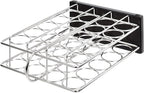 Amazon Basics 20 Jars Spice Organizer Rack, Silver