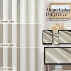 Custom 105 Inch Curtains for Nursery Cute Aesthetic Extra Long 100 Percent Blackout Lightweight Kids Curtains 2 Panel Set Natural Linen Cotton Cream Drapes Heavy Duty Thermal Insulated Baby Room Burgs