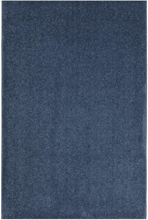 KOECKRITZ Soft and Colorful Kids Classroom Area Rugs (Passes Flammability Pill Test) Many Sizes and Bright Colors to Select from (7' x 9', Navy)