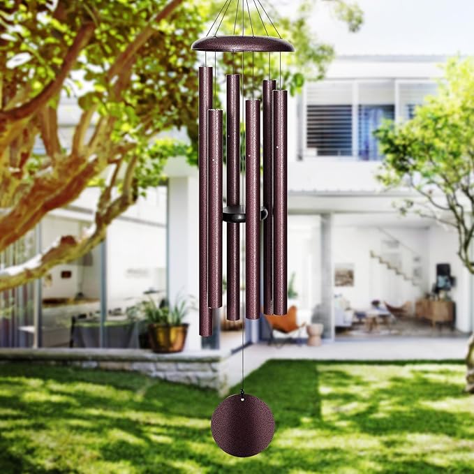 Wind Chimes Outdoor Deep Tone, 45 in Large Wind Chimes for Outside, Wind Chime Gifts for Mother's Day/Housewarming/Christmas