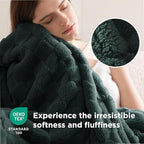Bedsure GentleSoft Mallard Green Throw Blanket for Couch - Super Soft Cozy Blankets Gifts for Women Men Girls, Cute Small Fleece Throws for Bedroom Home Decor, 50x70 Inches