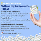 Vital Toothpaste Tabs with 7% Nano-Hydroxyapatite | Naturally Whitens + Remineralizes Teeth | Fluoride & Plastic Free | Combats Sensitivity | Travel & Eco Friendly | Fresh Mint | 62 Tablets (1 Month)