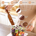 5 Pcs Wooden Spurtle Set, Natural Teak Kitchen Utensil Set Heat Resistant Non-Stick Wooden Spoons Tools for Cooking, Stirring, Mixing, Serving, Spurtles Kitchen Tools As Seen On TV