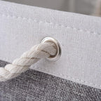 Storage Baskets 12x8x5 inch 10 Pack Fabric Baskets Foldable Storage Bins Decorative Baskets cloth storage baskets Storage Foldable Storage Bin with Rope