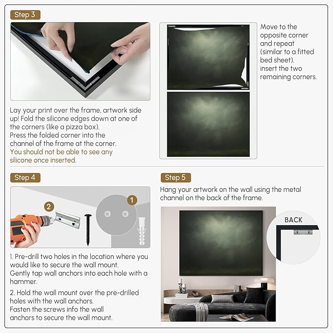 SIGNWIN 60"x72" Extra Large Framed Wall Art Moody Green Abstract Cloudscape, Minimalist Atmospheric Print for Home Living Room Bedroom Decor (Frame Assembly Required)