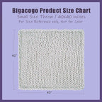 Bigacogo Chunky Knit Throw Blanket for Couch, 40x40 inches, 100% Hand Knitted with Thick Jumbo Chenille Yarn, Cozy Soft Large Rope Knot Cable Crochet Blankets for Sofa Bed Living Room, Antique Red