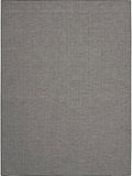 Nourison Positano Indoor-Outdoor Charcoal 7' x 10' Area Rug, Easy Cleaning, Non Shedding, Bed Room, Living Room, Dining Room, Backyard, Deck, Patio (7x10)