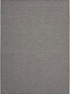 Nourison Positano Indoor-Outdoor Charcoal 9' x 12' Area Rug, Easy Cleaning, Non Shedding, Bed Room, Living Room, Dining Room, Backyard, Deck, Patio (9x12)