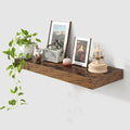 Deep Floating Shelves for Wall | 30 Inch Wide x 12 Inch Deep Floating Shelves | 30W x 12D Rustic Wood Wide Wall Shelves | Bookshelf Laundry Shelf TV Shelf