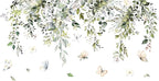 Amaonm Creative Removable Rainforest Plants Wall Decals Hanging Green Leaves and Vines Wall Stickers 3D Home Wall Corner Background Decoration Decor for Kids Girls Bedroom Nursery Offices Living Room