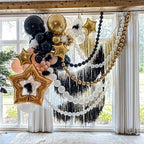 Black Quick Link Balloons, 100PCS Linking Balloons for Make Balloon Wall Balloon Arch Balloon Chains, Linkable Balloons for Wedding Birthday Baby Shower Engagement Graduation Party Decorations (6inch)