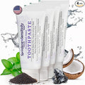 SprinJene Fluoride Free Toothpaste for Sensitive Teeth & Gum Fresh Breath Helps Dry Mouth Natural Non Fluoride Toothpaste for Adult SLS Free, Toxic Preservative Free with Black Seed Oil & Zinc 4 Pack