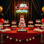 Casino Night Neon Sign for Wall Decor Casino Led Neon Light Dimmable Led Light Sign for Bar Casino Play Room Birthday Party Decor