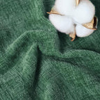CaliTime Throw Pillow Covers Decorative 20 X 26 Inches Pack of 2 Cozy Chenille Standard Pillow Shams Cases for Couch Sofa Bed Living Room Home Dark Green