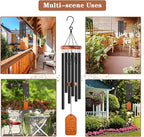 Sympathy Gift Baskets, 30" Wooden Memorial Wind Chimes for Loss of Loved One, Memorial/Bereavement/Condolence/Funeral Gifts, in Memory of a Loved One Mother Father