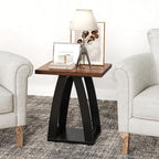 End Table Set of 2, Side Table, Nightstand, Sofa Side Table with Shelf, Modern End Table for Living Room, Bedroom